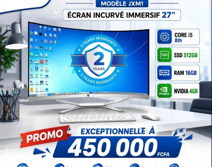 ECRAN INCURVE IMMERSIF 27"